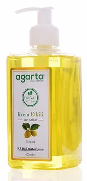 Agarta Doğal Sıvı Sabun Limon 400 Ml için ayrıntıları göster Agarta Doğal Sıvı Sabun Limon 400 Ml resmi