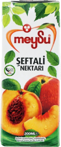 Meysu Şeftali Nektarı Karton Kutu 200 Ml resmi