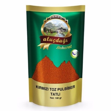 Aluçdağı Kırmızı Toz Biber Tatlı 100 Gr için ayrıntıları göster Aluçdağı Kırmızı Toz Biber Tatlı 100 Gr resmi