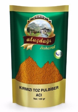 Aluçdağı Kırmızı Toz Biber Acı 100 Gr için ayrıntıları göster Aluçdağı Kırmızı Toz Biber Acı 100 Gr resmi