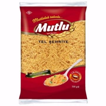Mutlu Makarna Tel Şehriye 500 Gr için ayrıntıları göster Mutlu Makarna Tel Şehriye 500 Gr resmi