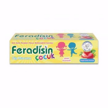 Feradisin Çocuk Diş Macunu 50 Ml için ayrıntıları göster Feradisin Çocuk Diş Macunu 50 Ml resmi