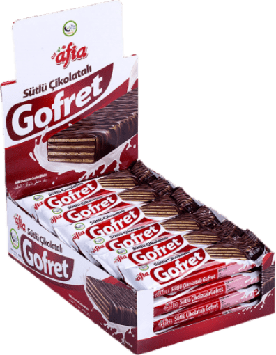[Kutu] Afia Çikolatalı Gofret 35 Gr (24 Adet) resmi