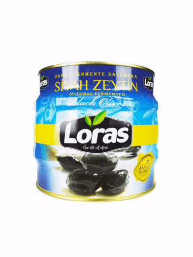 Loras Mega Fermente Siyah Zeytin 1400 Gr resmi