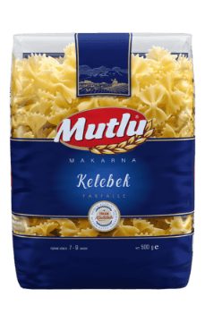 Mutlu Kelebek Makarna 500 Gr için ayrıntıları göster Mutlu Kelebek Makarna 500 Gr resmi