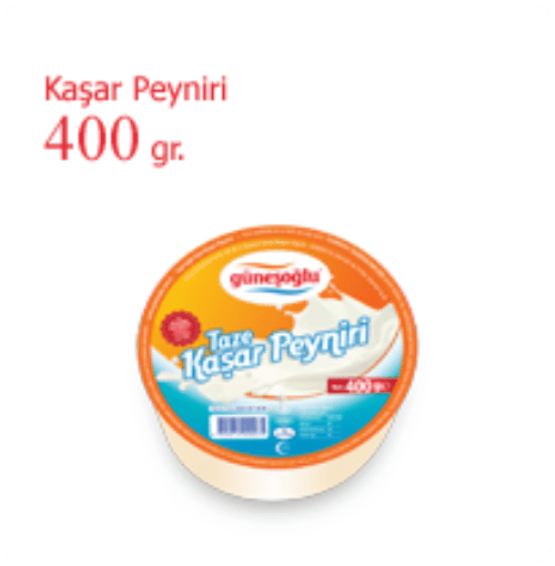 Güneşoğlu Taze Kaşar Peyniri 400 Gr resmi