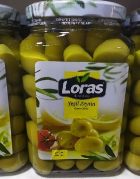 Loras Yeşil Zeytin 900 Gr için ayrıntıları göster Loras Yeşil Zeytin 900 Gr resmi
