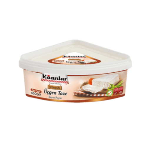 Kaanlar Üçgen Taze Beyaz Peynir 650 Gr resmi