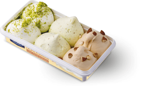 Alpedo Karamel-Fıstık-Sade Dondurma 500 Gr resmi