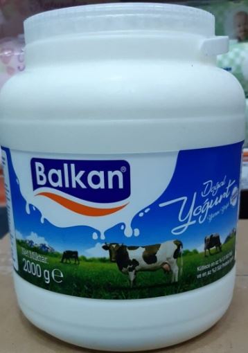 Balkan Doğal Yoğurt Bidon 2000 Gr resmi