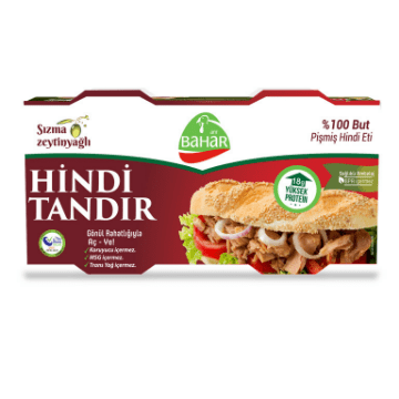Bahar Pişmiş Hindi Tandır 2x120 Gr için ayrıntıları göster Bahar Pişmiş Hindi Tandır 2x120 Gr resmi