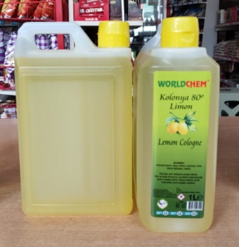 Worldchem 80 Derece Limon Kolonyası 1 Lt için ayrıntıları göster Worldchem 80 Derece Limon Kolonyası 1 Lt resmi