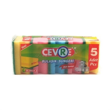 Çevre Oluklu Bulaşık Süngeri (5'li Paket) için ayrıntıları göster Çevre Oluklu Bulaşık Süngeri (5'li Paket) resmi