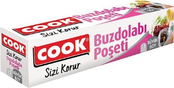 Cook Büyük Boy Buzdolabı Poşeti (15'li Paket) için ayrıntıları göster Cook Büyük Boy Buzdolabı Poşeti (15'li Paket) resmi