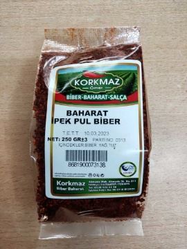 Korkmaz Ömer İpek Pul Biber 250 Gr için ayrıntıları göster Korkmaz Ömer İpek Pul Biber 250 Gr resmi