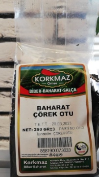 Korkmaz Ömer Çörek Otu 250 Gr için ayrıntıları göster Korkmaz Ömer Çörek Otu 250 Gr resmi