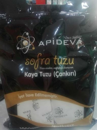 Apideva Çankırı Kaya Tuzu 1 Kg resmi