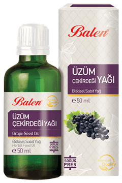 Balen Üzüm Çekirdeği Yağı 50 Ml için ayrıntıları göster Balen Üzüm Çekirdeği Yağı 50 Ml resmi
