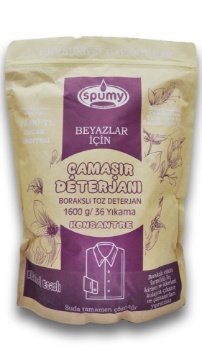 Spumy Borakslı Çamaşır Deterjanı Beyazlar 1600 Gr için ayrıntıları göster Spumy Borakslı Çamaşır Deterjanı Beyazlar 1600 Gr resmi
