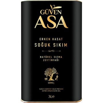 Güven Asa Erken Hasat Soğuk Sıkım Zeytinyağı Teneke 3 Lt için ayrıntıları göster Güven Asa Erken Hasat Soğuk Sıkım Zeytinyağı Teneke 3 Lt resmi