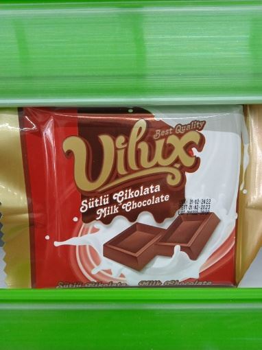 Milat Vilux Kare Sütlü Çikolata 30 Gr resmi
