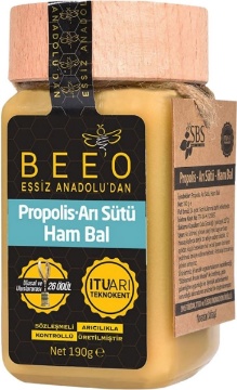 Beeo Propolis + Arı Sütü + Ham Bal Yetişkinler için 190 Gr için ayrıntıları göster Beeo Propolis + Arı Sütü + Ham Bal Yetişkinler için 190 Gr resmi