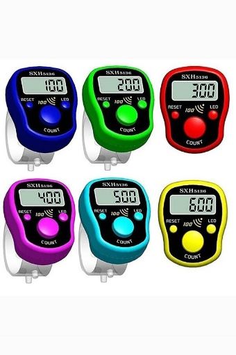 Renkli Led Işıklı - Sesli Zikirmatik resmi