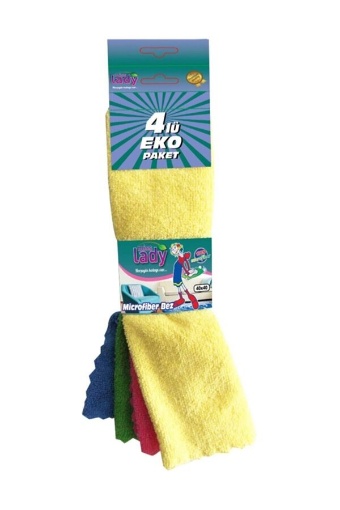 Mikrofiber Temizlik Bezi 4lü Paket resmi