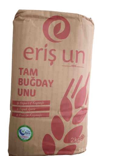 Eriş Un Tam Buğday Unu 2 Kg resmi