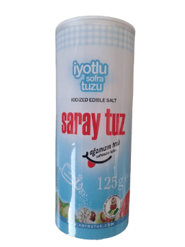 Saray İyotlu Tuz Tuzluklu 125 Gr için ayrıntıları göster Saray İyotlu Tuz Tuzluklu 125 Gr resmi