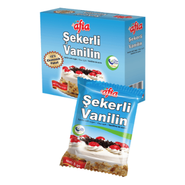 Afia Şekerli Vanilin 5 Gr (10'lu Paket) için ayrıntıları göster Afia Şekerli Vanilin 5 Gr (10'lu Paket) resmi