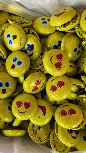 Afia Sargılı Emoji Çikolata (Dökme) Kg resmi