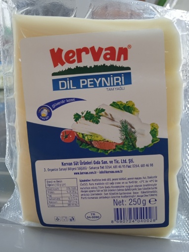 Kervan Dil Peyniri Tam Yağlı 250 Gr resmi