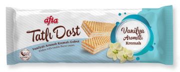 Afia Tatlı Dost Vanilyalı Gofret 140 Gr için ayrıntıları göster Afia Tatlı Dost Vanilyalı Gofret 140 Gr resmi