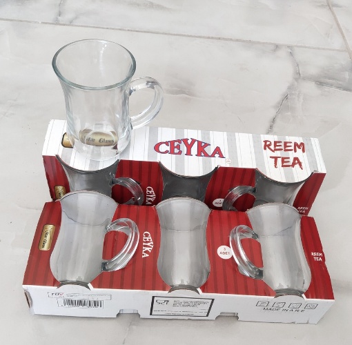 Ceyka Kulplu Çay Bardağı 150 Cc (6'lı Paket) resmi
