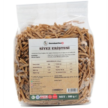 Devrekani Siyez Erişte 500 Gr için ayrıntıları göster Devrekani Siyez Erişte 500 Gr resmi