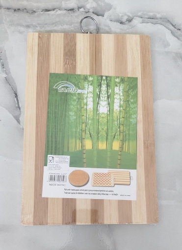 Tacir Bambu Kesim Panosu Salata Tahtası Ahşap 18cm x 28cm resmi