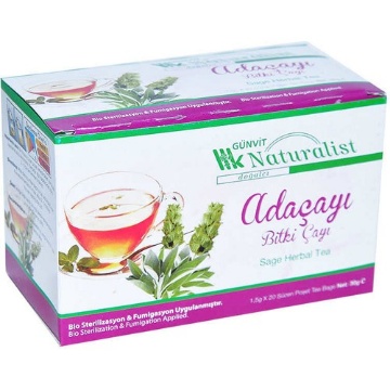 Günvit Adaçayı 30 Gr 20 Süzen Poşet için ayrıntıları göster Günvit Adaçayı 30 Gr 20 Süzen Poşet resmi