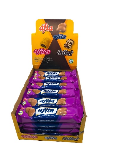[Kutu] Afia Afita Kakao Krema Dolgulu Bisküvi 75 Gr (24'lü Paket) resmi