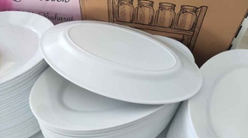 Özgül Melamin Kayık Tabak 34 Cm için ayrıntıları göster Özgül Melamin Kayık Tabak 34 Cm resmi