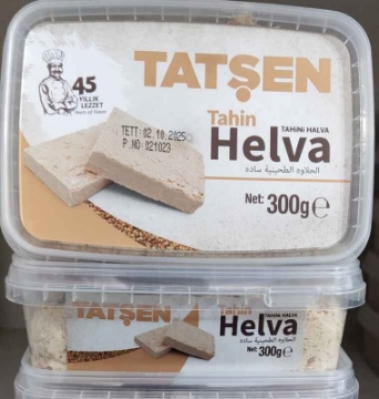 Tatşen Sade Tahin Helvası 300 Gr için ayrıntıları göster Tatşen Sade Tahin Helvası 300 Gr resmi