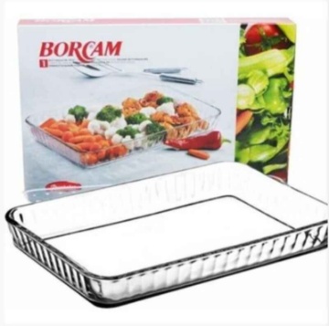 Borcam Dikdörtgen Tepsi 40 x 26.50 Cm için ayrıntıları göster Borcam Dikdörtgen Tepsi 40 x 26.50 Cm resmi