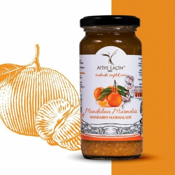 Atiye Laçin Mandalina Marmelatı 250 Gr için ayrıntıları göster Atiye Laçin Mandalina Marmelatı 250 Gr resmi