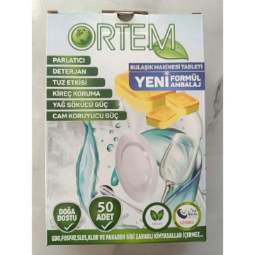 Ortem Bulaşık Makinesi Tableti (50'li Paket)  için ayrıntıları göster Ortem Bulaşık Makinesi Tableti (50'li Paket)  resmi