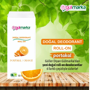 Gülmarka Doğal Deodorant Roll-On Portakal 50 Ml için ayrıntıları göster Gülmarka Doğal Deodorant Roll-On Portakal 50 Ml resmi