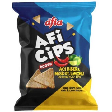 Aficips Acı Biber Ve Misket Limonlu Cips 40 Gr  için ayrıntıları göster Aficips Acı Biber Ve Misket Limonlu Cips 40 Gr  resmi