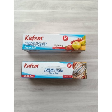 Buzdolabı Poşeti Küçük Kilitli (12'li Paket) için ayrıntıları göster Buzdolabı Poşeti Küçük Kilitli (12'li Paket) resmi