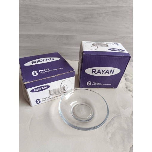 Rayan Sade Çay Tabak (6'lı Paket) resmi