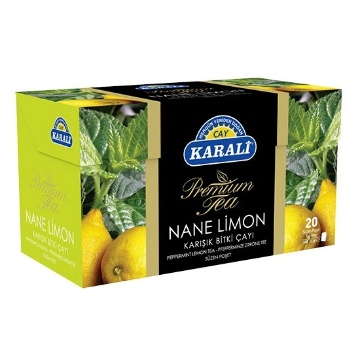 Karali Nane Limon Poşet Çay (20'li Bardak) için ayrıntıları göster Karali Nane Limon Poşet Çay (20'li Bardak) resmi