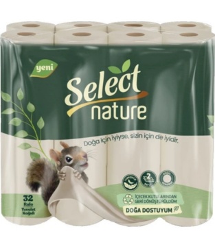 Natural Tuvalet Kağıdı (32'li Paket) için ayrıntıları göster Natural Tuvalet Kağıdı (32'li Paket) resmi